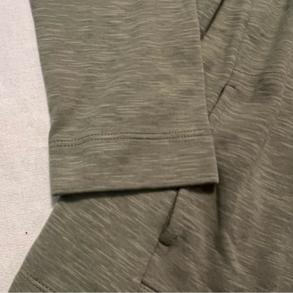 - J. Jill cotton blend pullover sweatshirt kangaroo pockets. - Picture 4 of 14